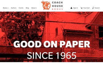 Coach House Books' ReaderBound website