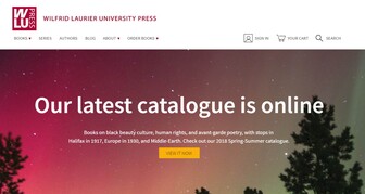 Wilfrid Laurier University Press website lets small team to do big things online