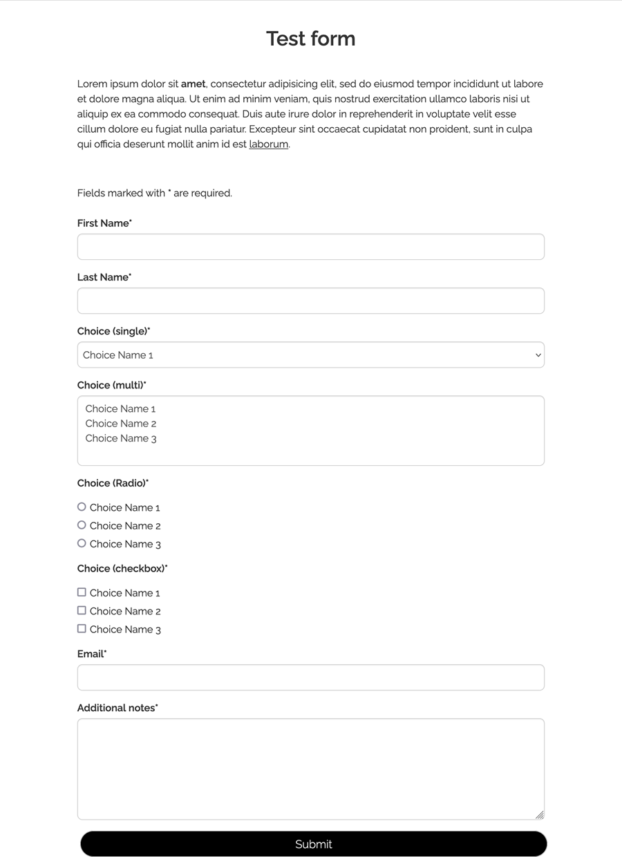 customform