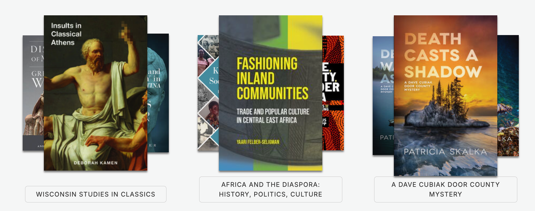 UW Press book selections